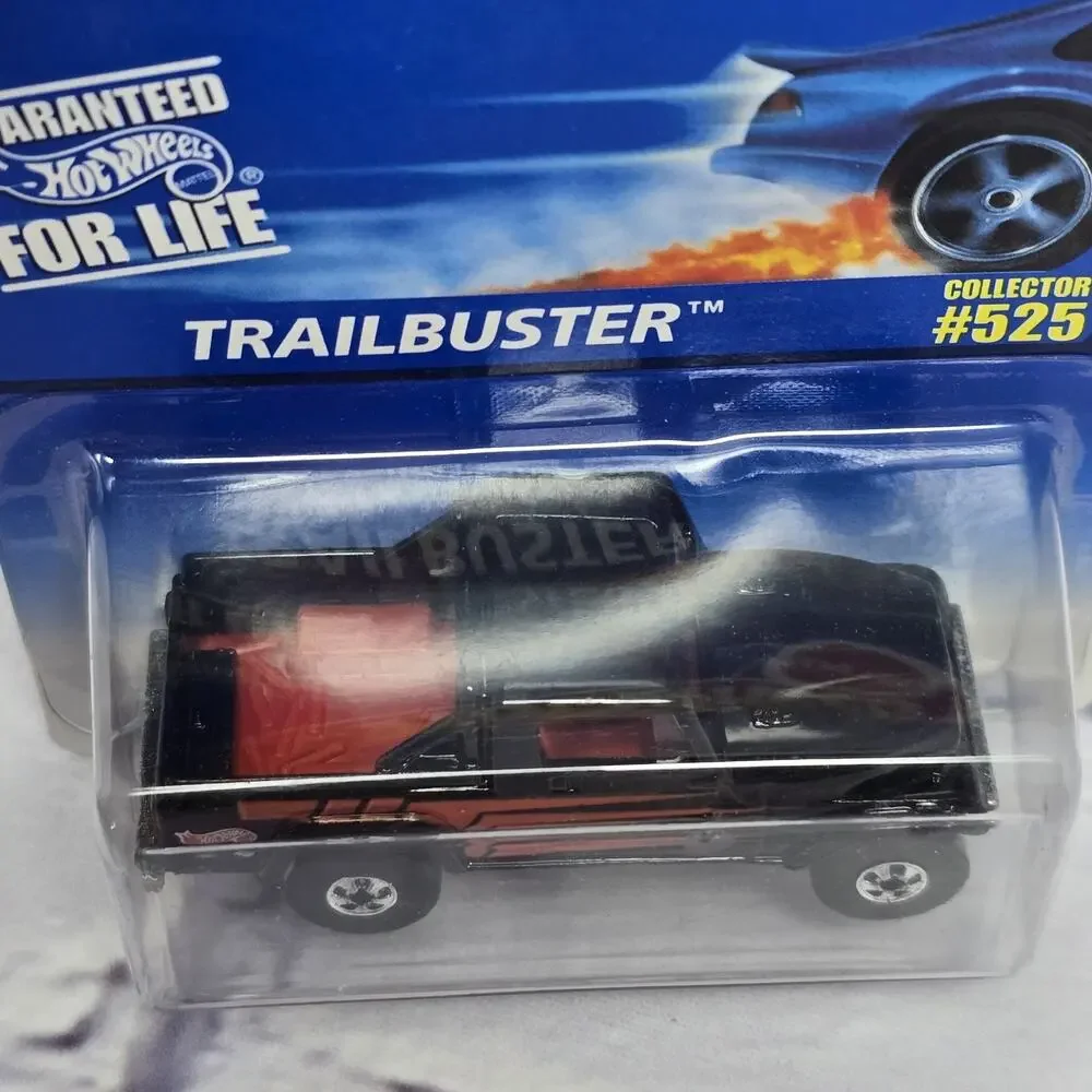 1997 Hot Wheels #525 Black Jeep Pickup Trailbuster CJ-8 Scrambler